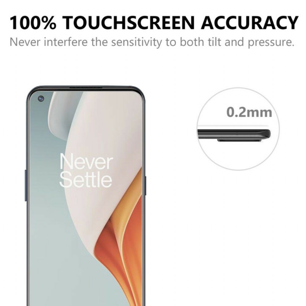 Arc Edge Hartglasschutz (0.2 Mm) Für Das Oneplus Nord N100 Display