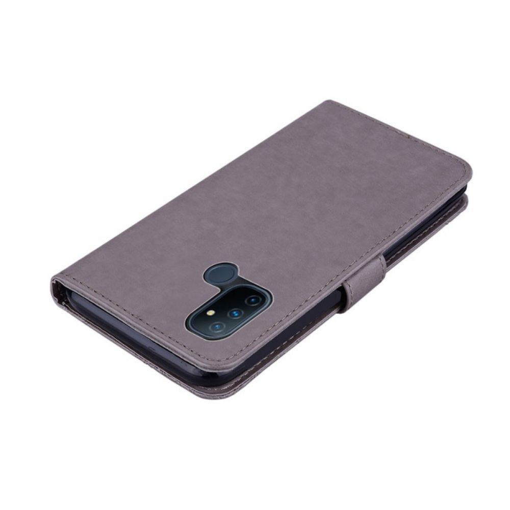 Flip Case Für OnePlus Nord N100 Eulen-mandala Und Anhänger