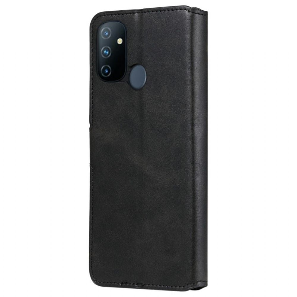 Flip Case Für OnePlus Nord N100 Leder Im Vintage-stil