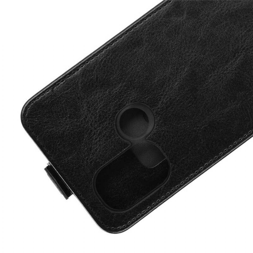 Flip Case Für OnePlus Nord N100 Flip Case Ledereffekt Mit Vertikaler Klappe