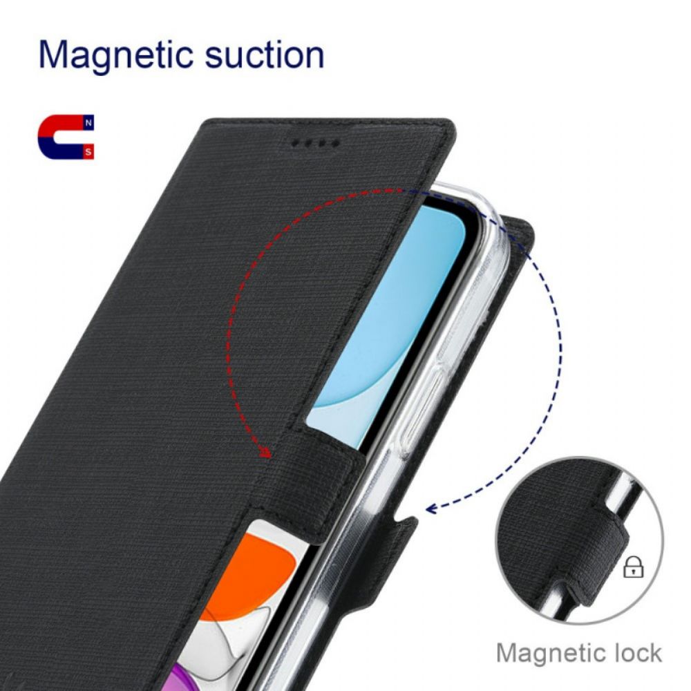 Flip Case Für OnePlus Nord N100 Strukturierter Vili