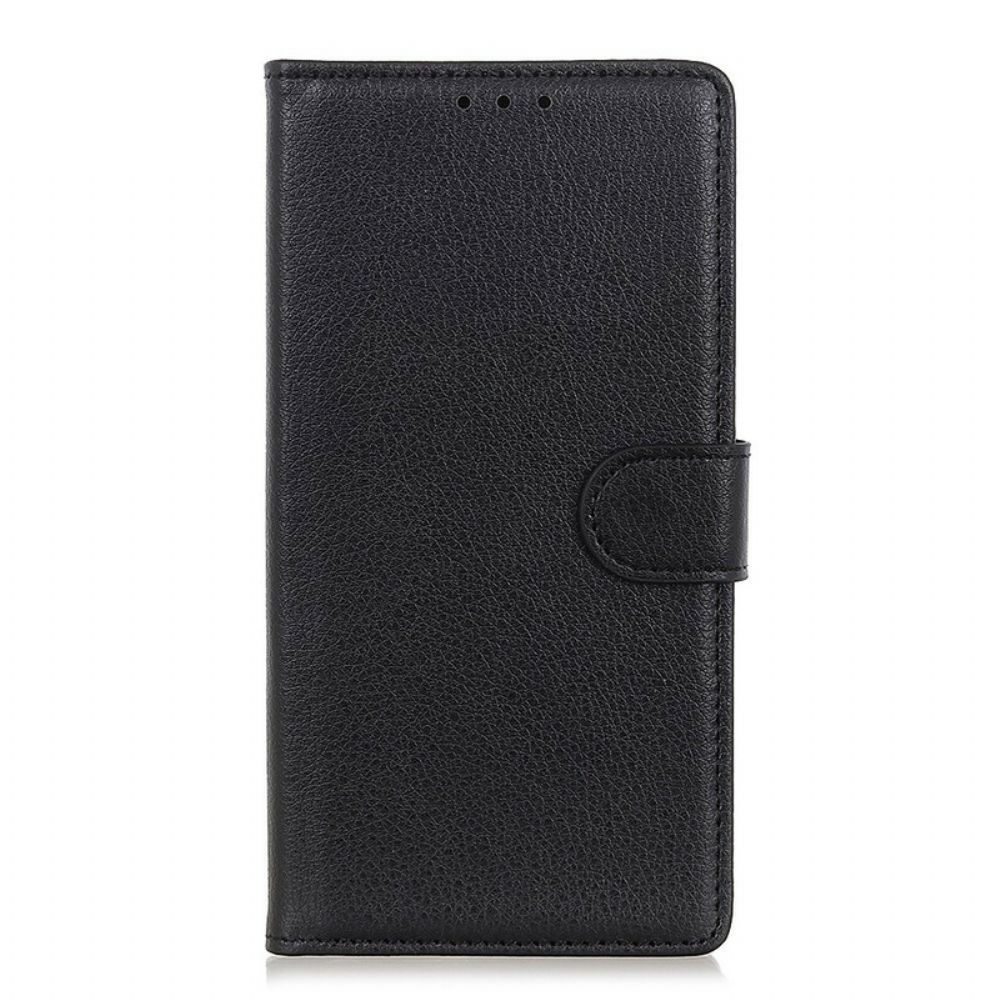 Flip Case Für OnePlus Nord N100 Traditionell Litschi