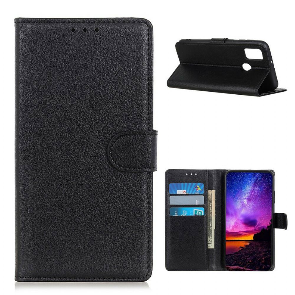 Flip Case Für OnePlus Nord N100 Traditionell Litschi