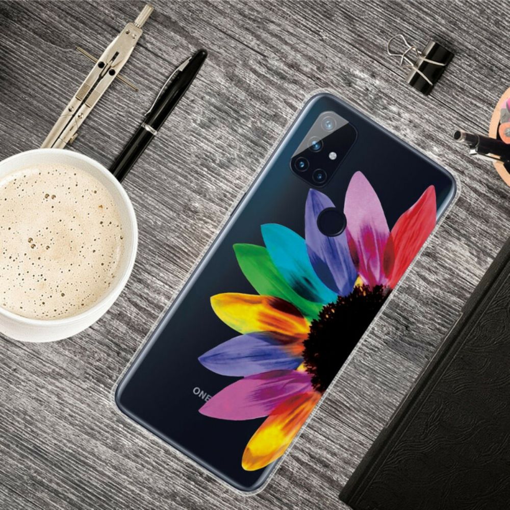 Handyhülle Für OnePlus Nord N100 Bunte Blume