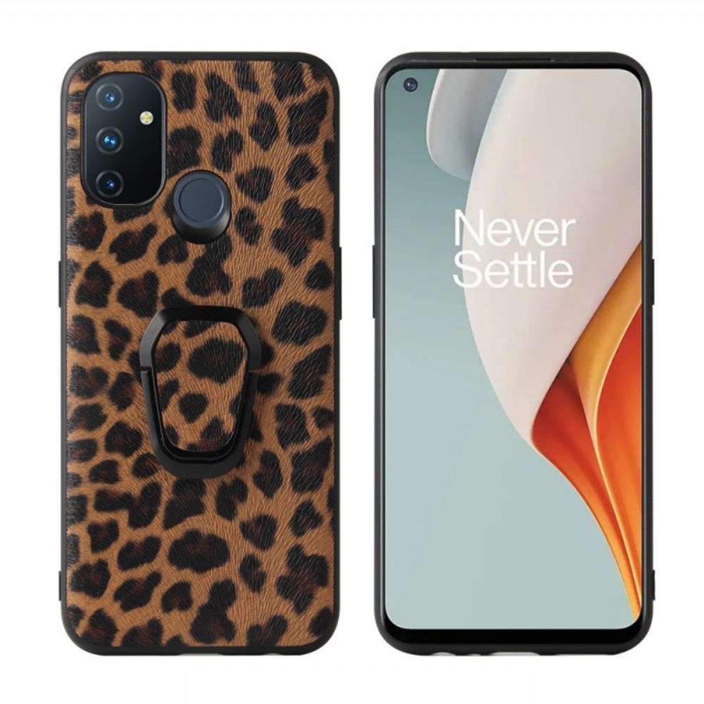 Handyhülle Für OnePlus Nord N100 Ringhalter Im Leoparden-stil