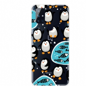 Hülle Für OnePlus Nord N100 Pinguine Und Fische