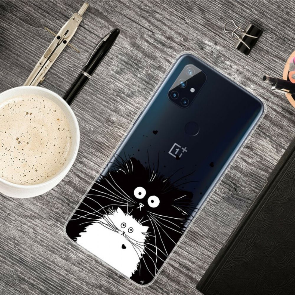 Hülle Für OnePlus Nord N100 Sieh Dir Die Katzen An