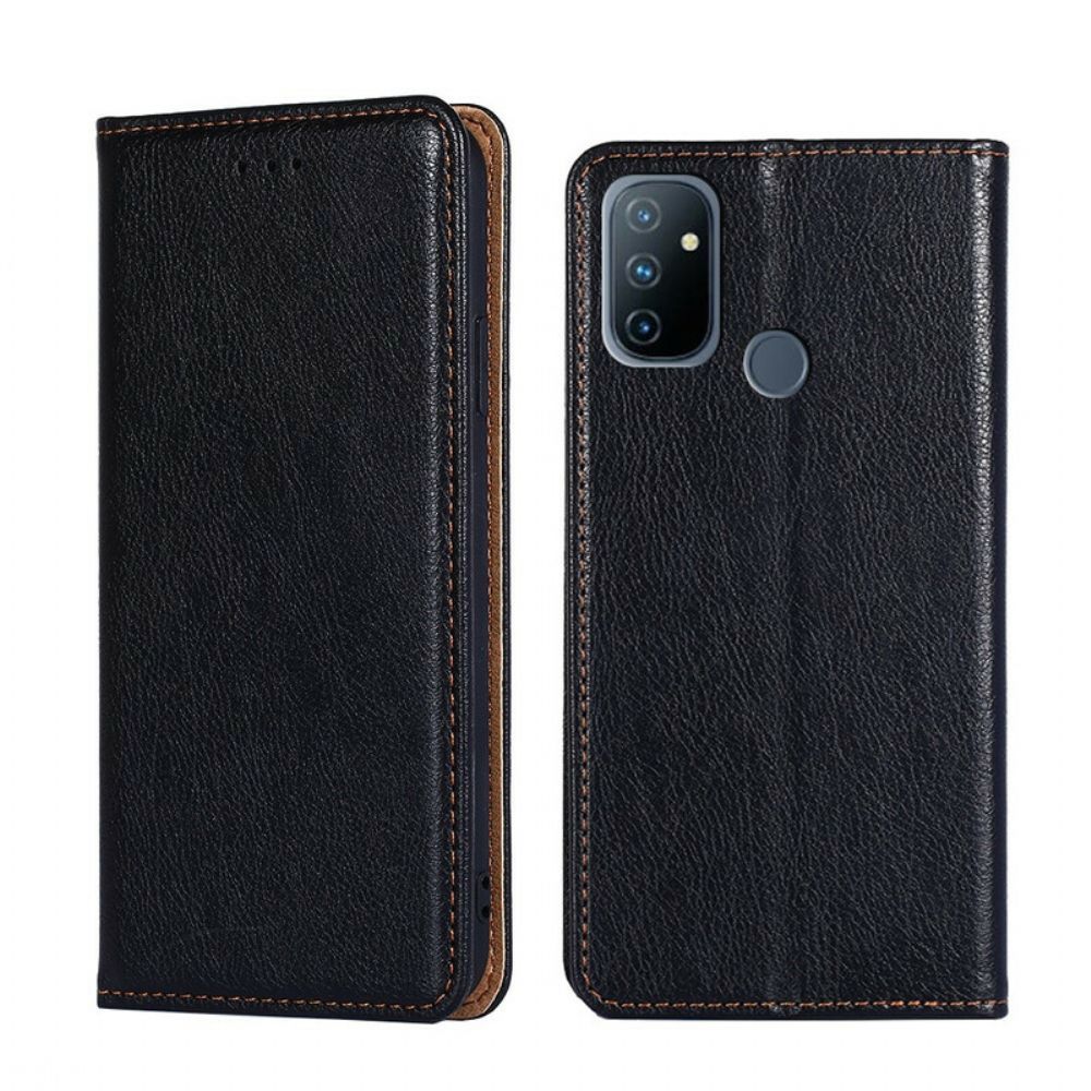 Schutzhülle Für OnePlus Nord N100 Flip Case Feine Lederoptik