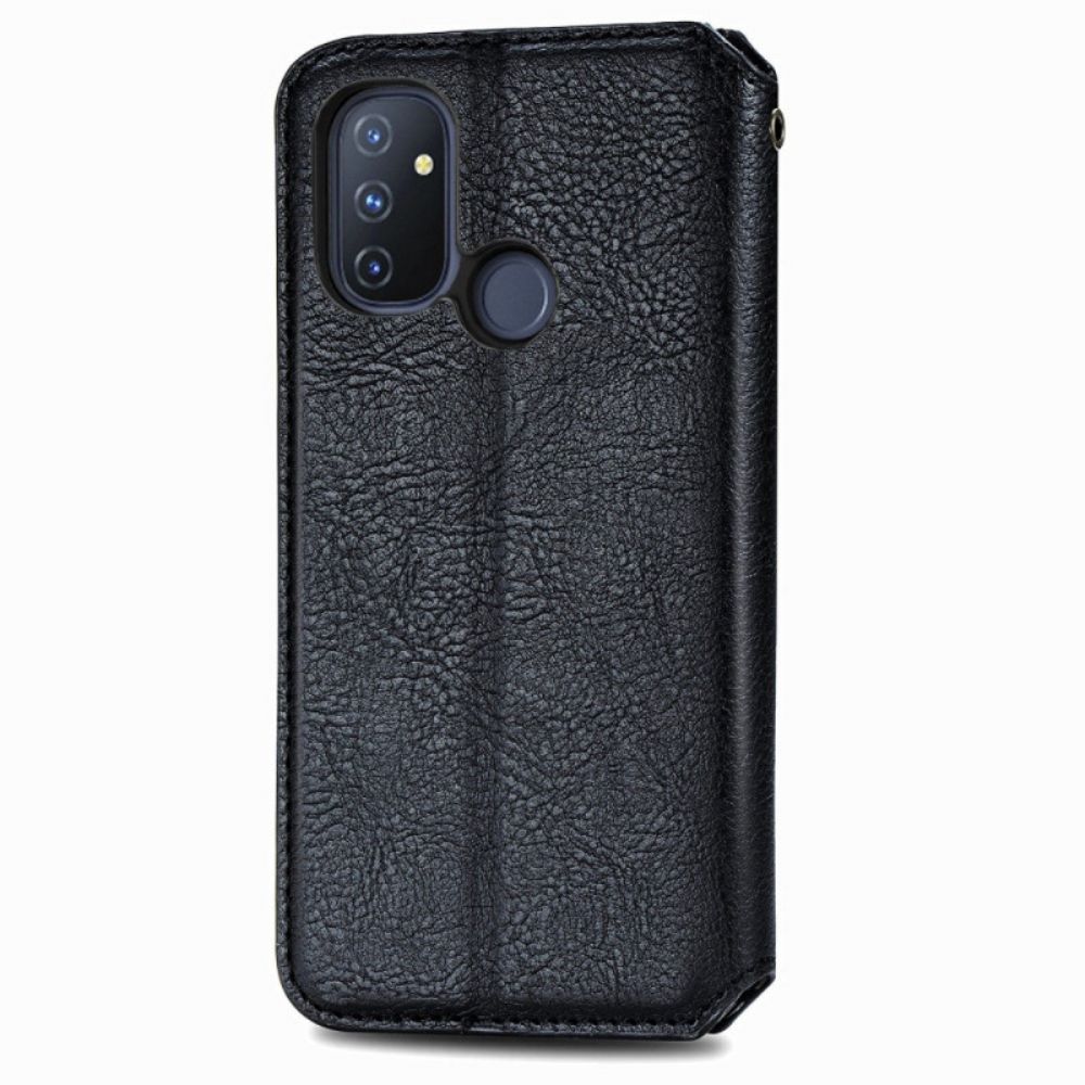 Schutzhülle Für OnePlus Nord N100 Flip Case Rautenstruktur