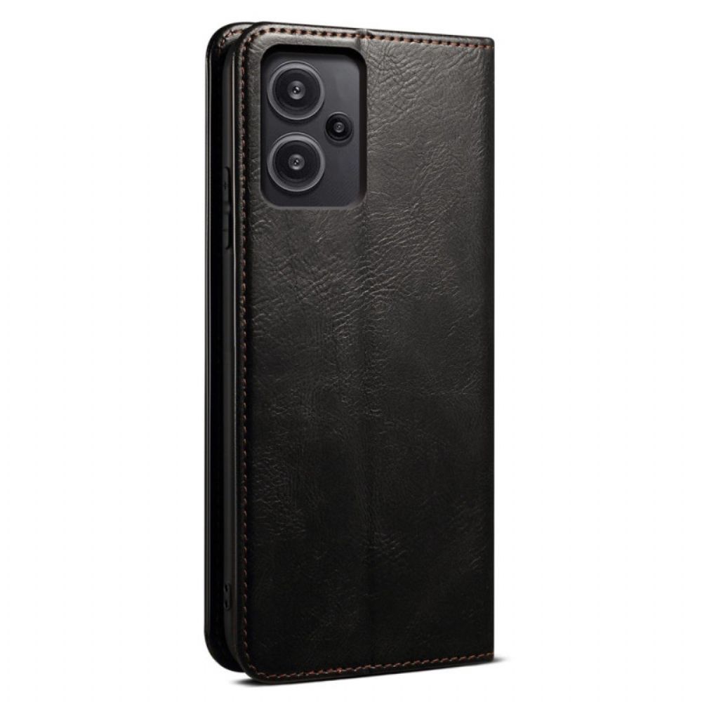 Flip Case Für Xiaomi Redmi Note 13 Pro Plus 5g Gewachstes Kunstleder