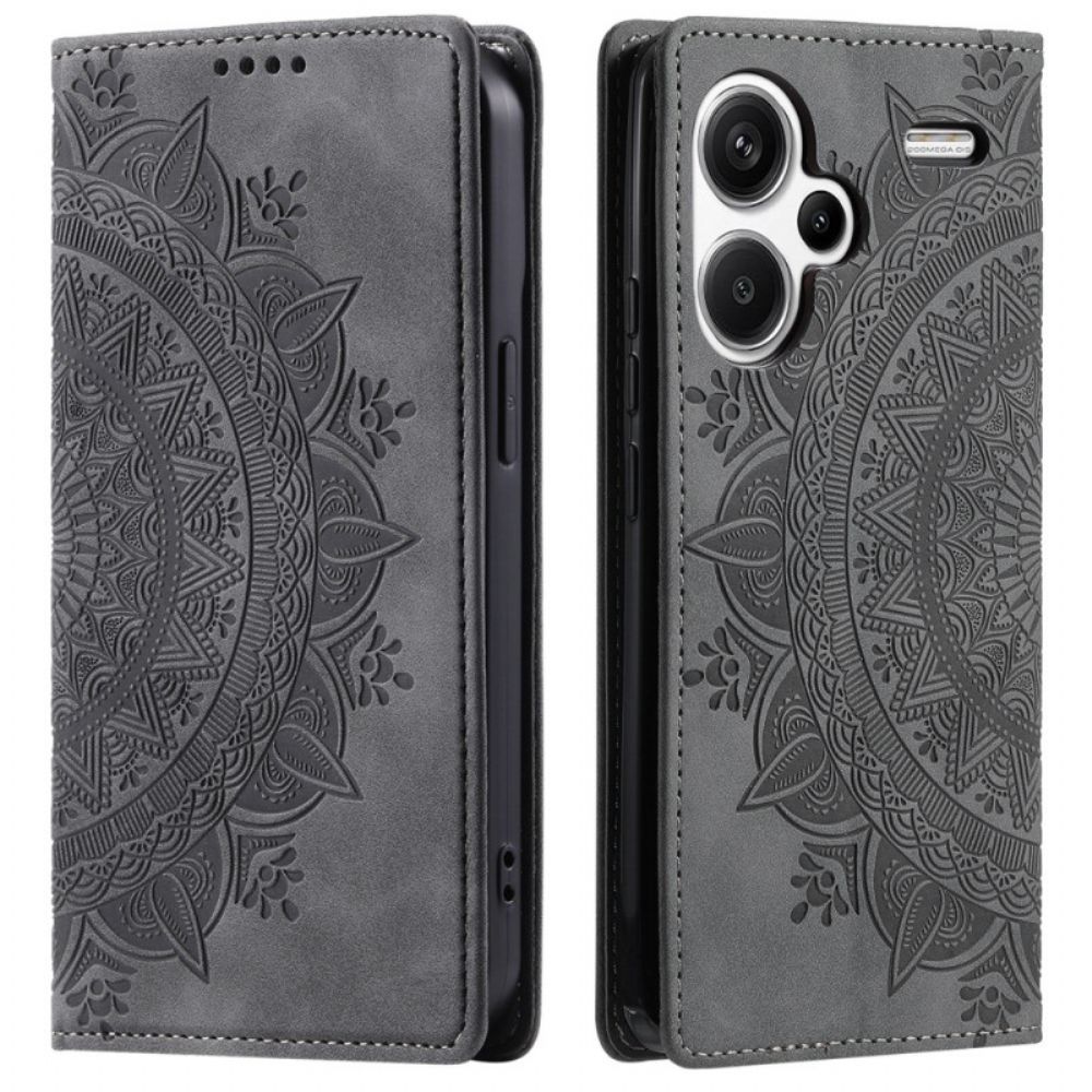 Flip Case Für Xiaomi Redmi Note 13 Pro Plus 5g Mandala-wildleder-effekt