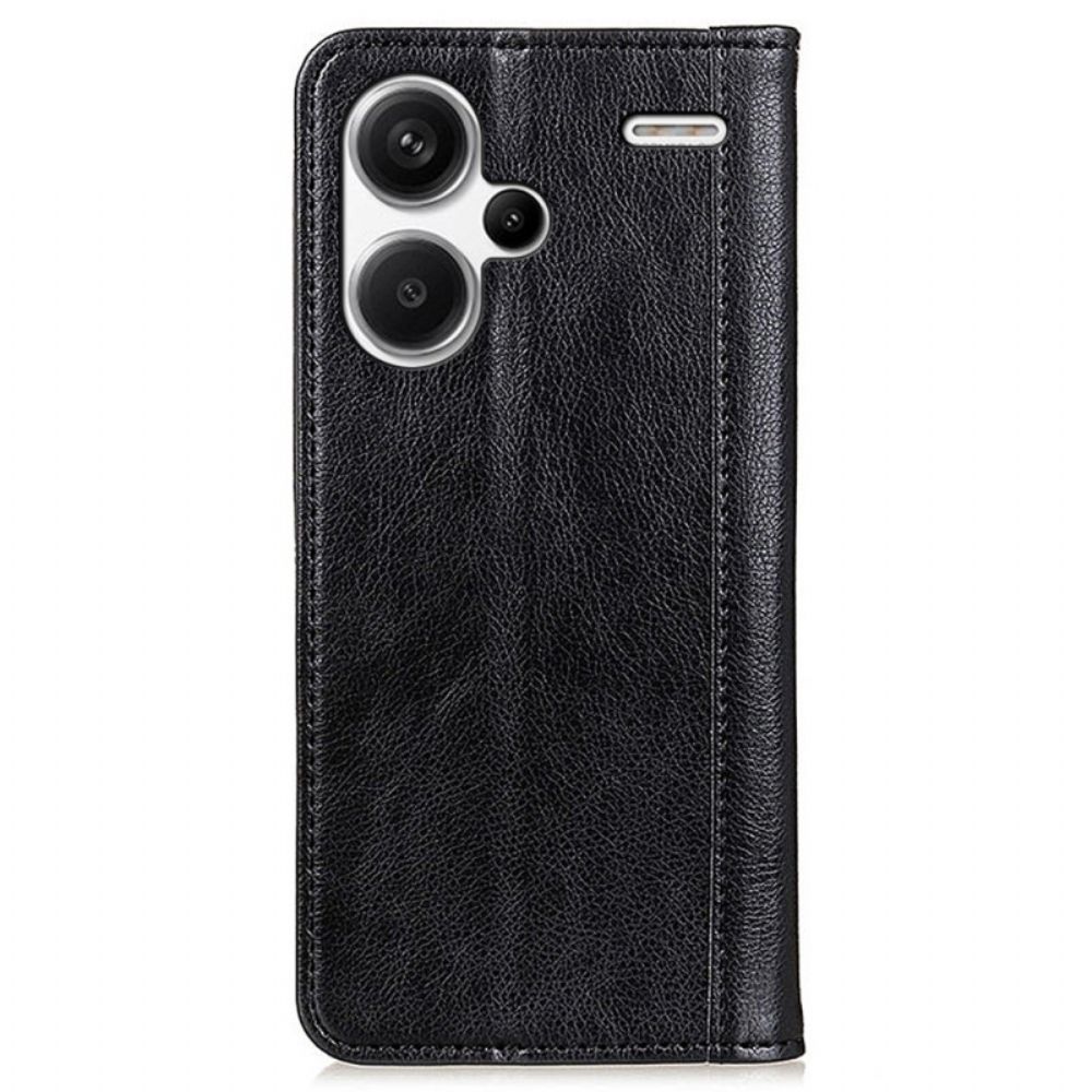 Flip Case Für Xiaomi Redmi Note 13 Pro Plus 5g Retro-spaltleder