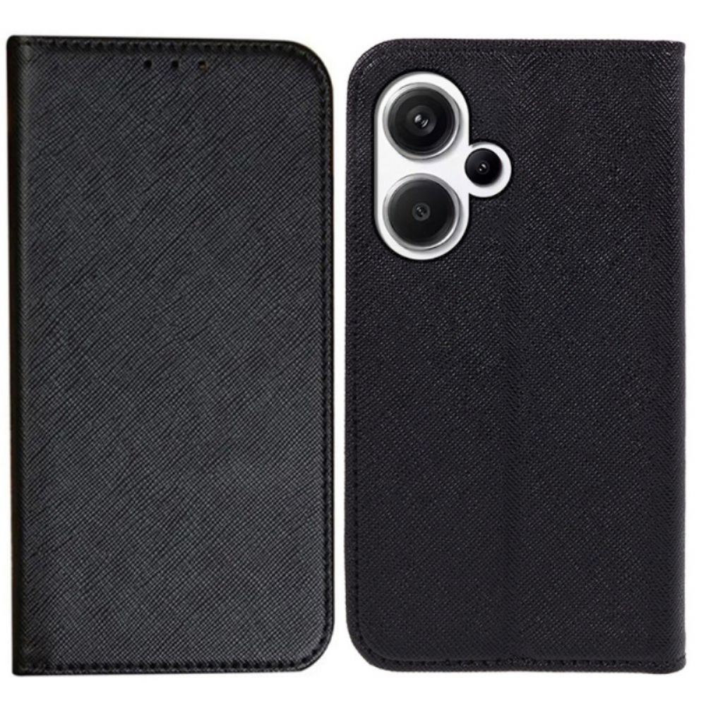 Flip Case Xiaomi Redmi Note 13 Pro Plus 5g Handyhülle Kreuztextur