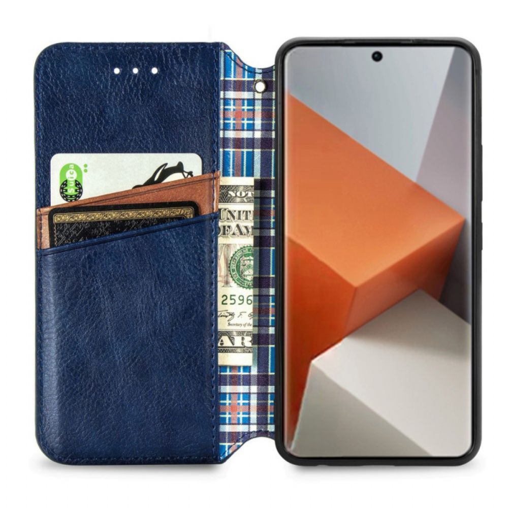 Flip Case Xiaomi Redmi Note 13 Pro Plus 5g Vintage-diamantmuster