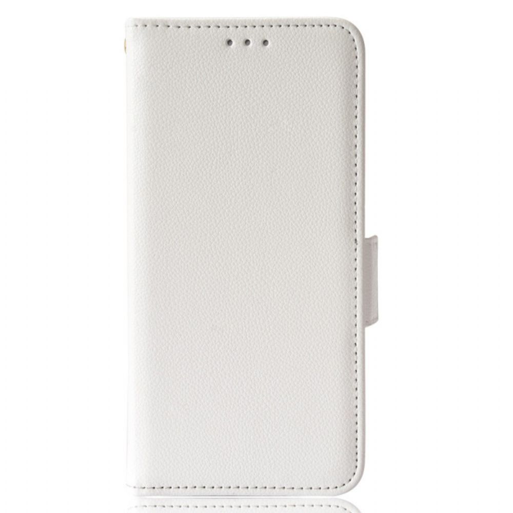 Lederhüllen Für Honor X8 Flip Case Doppelte Neue Farbklappe