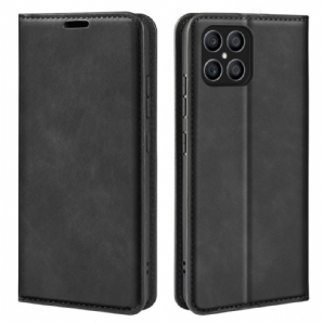 Schutzhülle Für Honor X8 Flip Case Skin-touch Dain-effekt