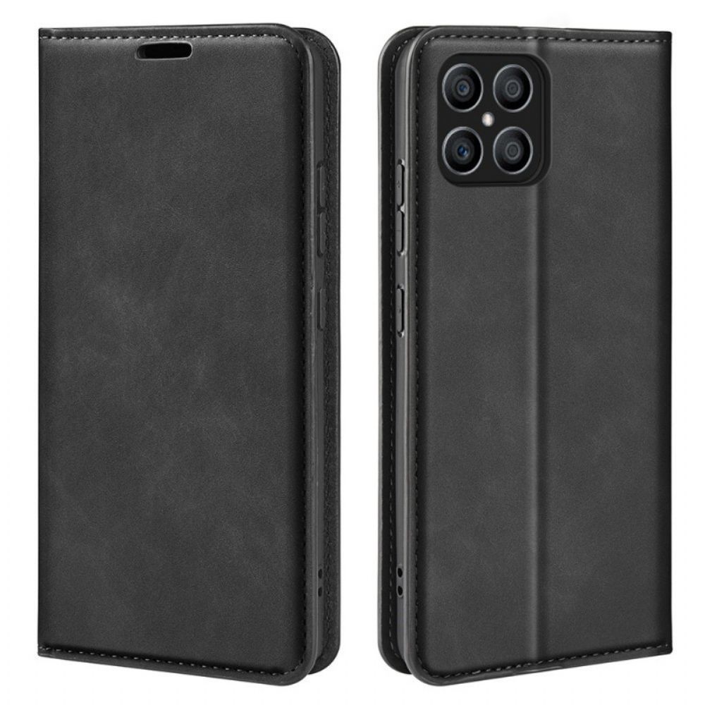 Schutzhülle Für Honor X8 Flip Case Skin-touch Dain-effekt