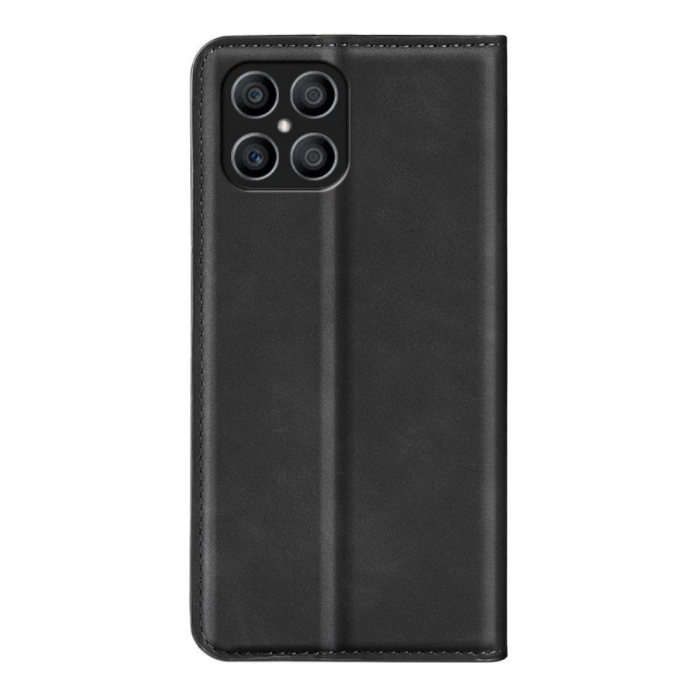 Schutzhülle Für Honor X8 Flip Case Skin-touch Dain-effekt