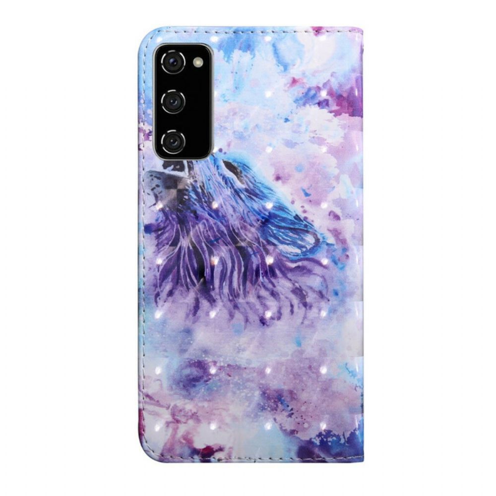 Flip Case Für Samsung Galaxy S20 FE Gerald Der Wolf