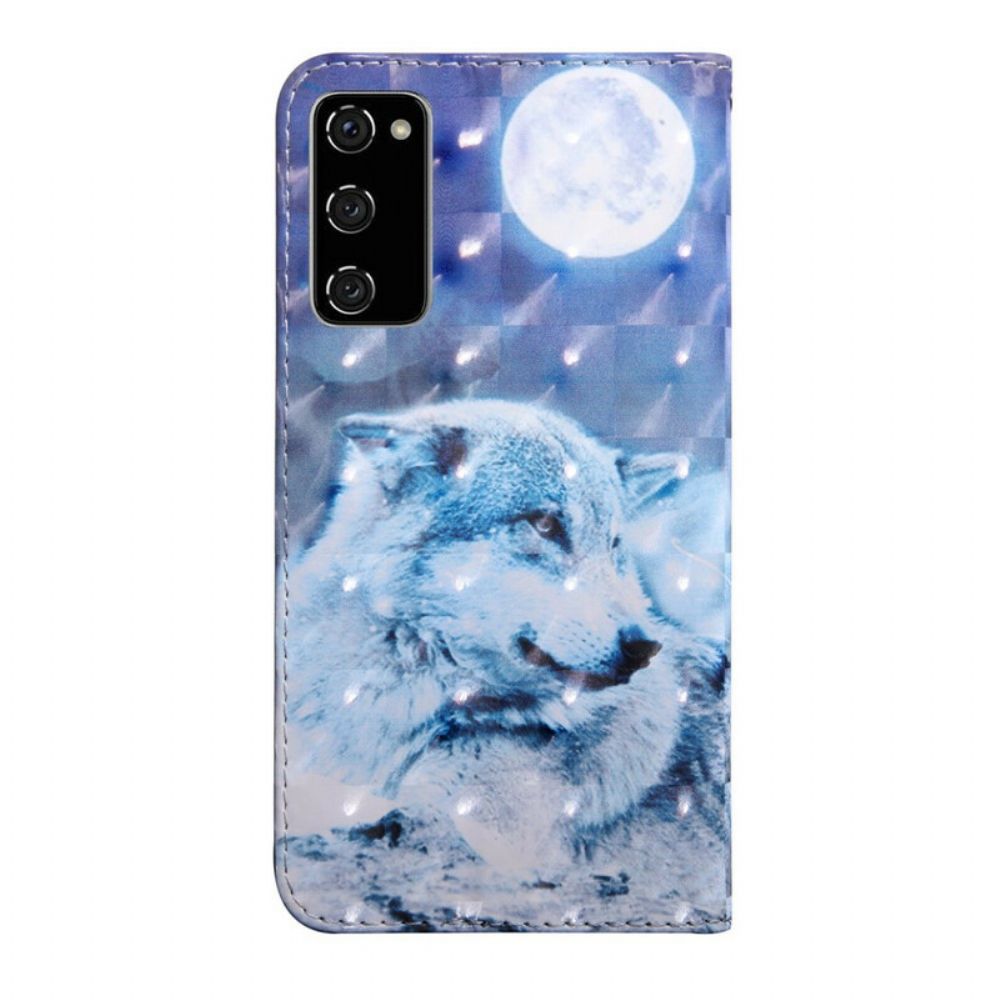 Flip Case Für Samsung Galaxy S20 FE Hektor Der Wolf