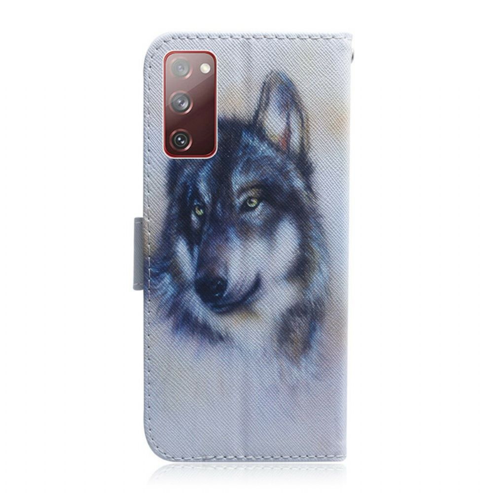 Flip Case Für Samsung Galaxy S20 FE Hundeblick