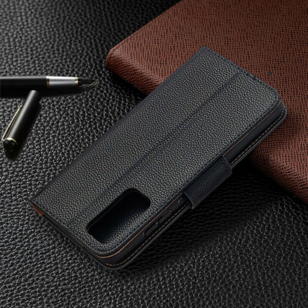 Flip Case Für Samsung Galaxy S20 FE Flip Case Litschi-klappe Schräg