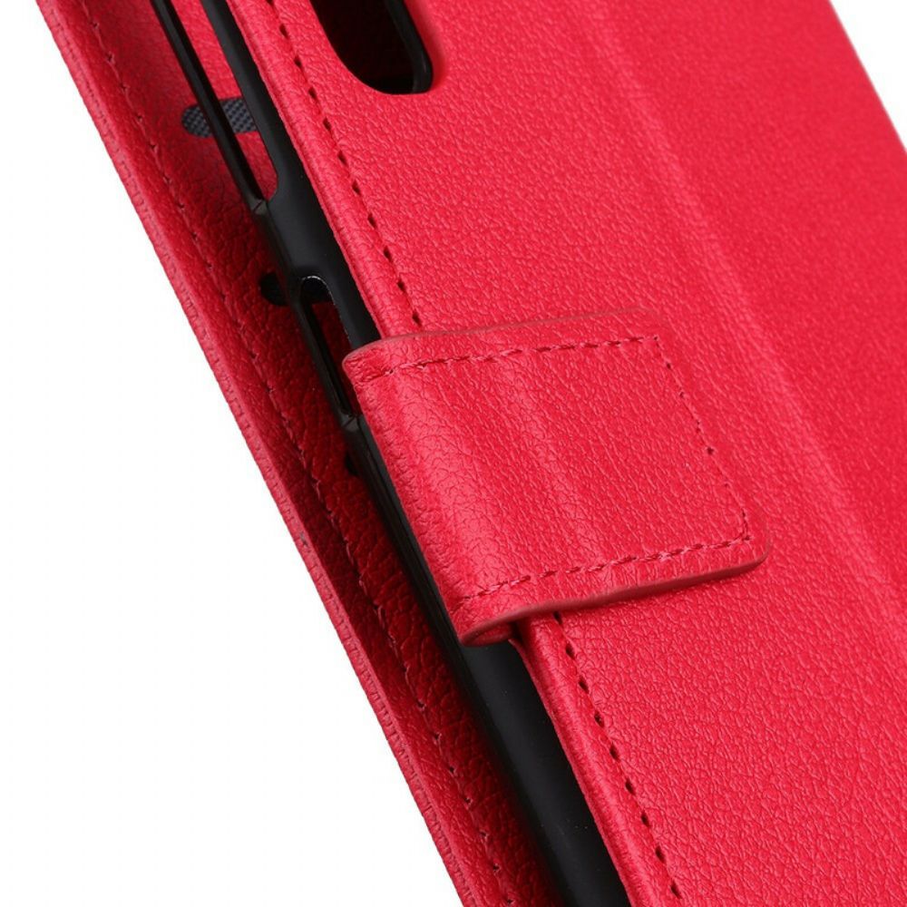 Flip Case Für Samsung Galaxy S20 FE Litschi-textur