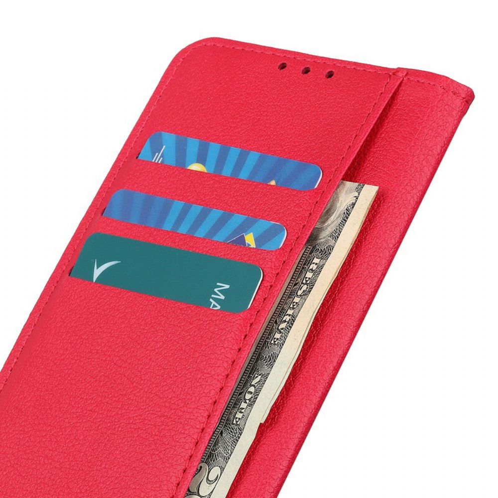 Flip Case Für Samsung Galaxy S20 FE Litschi-textur