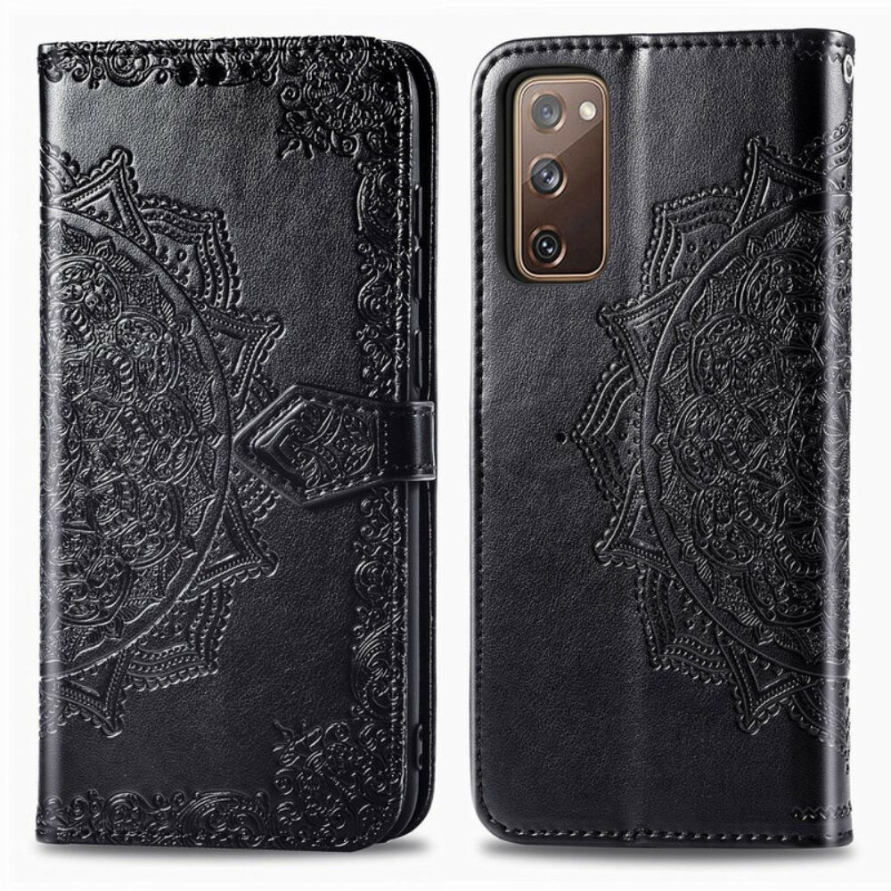 Flip Case Für Samsung Galaxy S20 FE Mandala Aus Dem Mittelalter