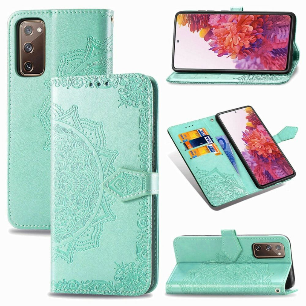 Flip Case Für Samsung Galaxy S20 FE Mandala Aus Dem Mittelalter