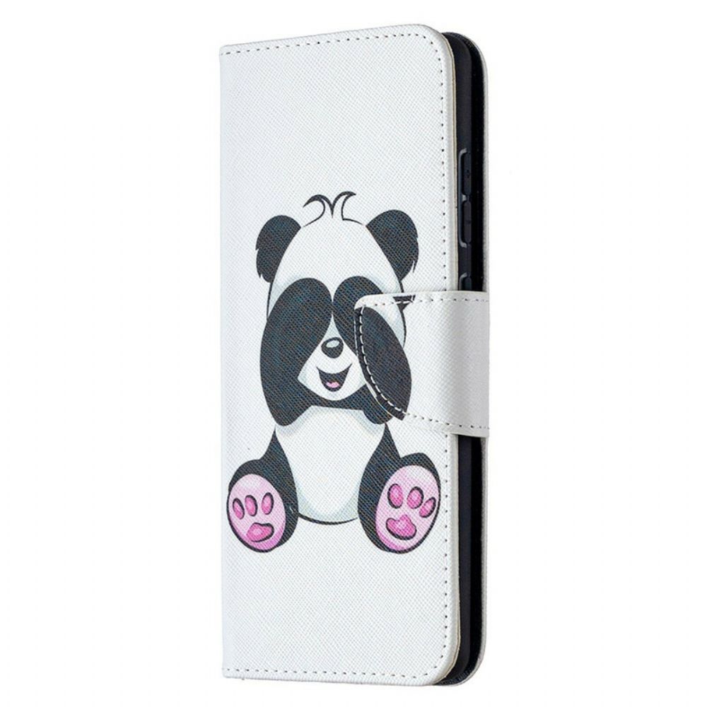 Flip Case Für Samsung Galaxy S20 FE Panda-spaß