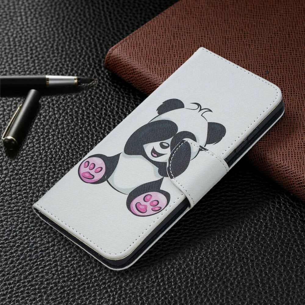 Flip Case Für Samsung Galaxy S20 FE Panda-spaß