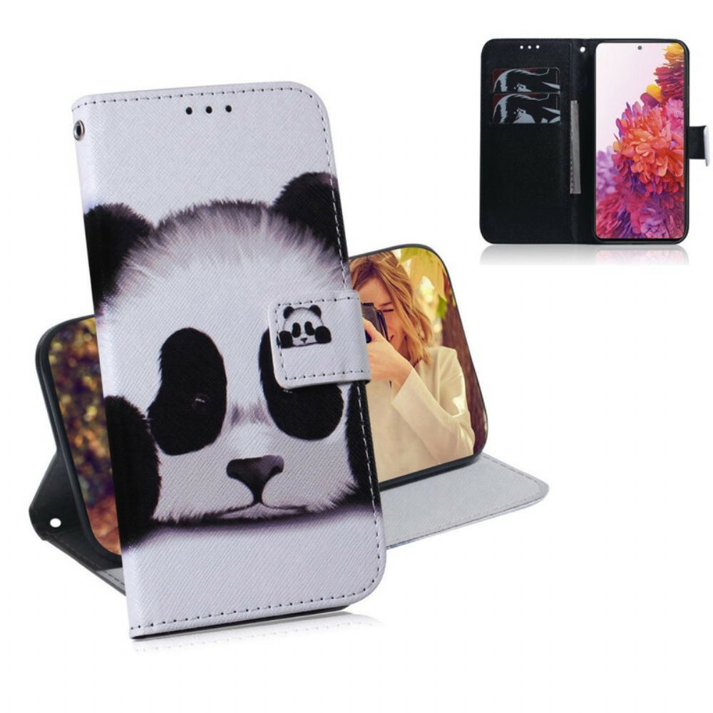 Flip Case Für Samsung Galaxy S20 FE Pandagesicht