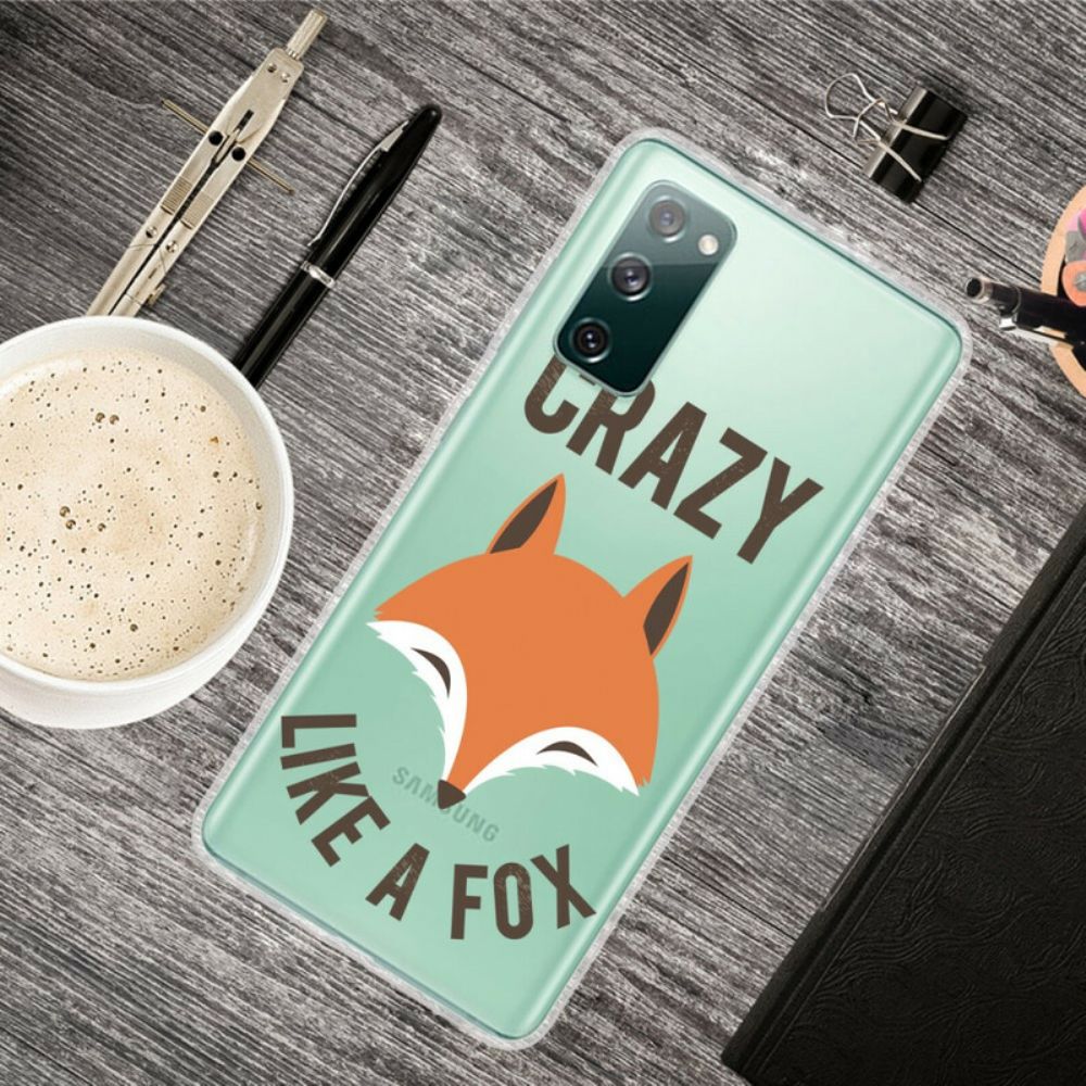 Handyhülle Für Samsung Galaxy S20 FE Fuchs / Verrückt Wie Ein Fuchs