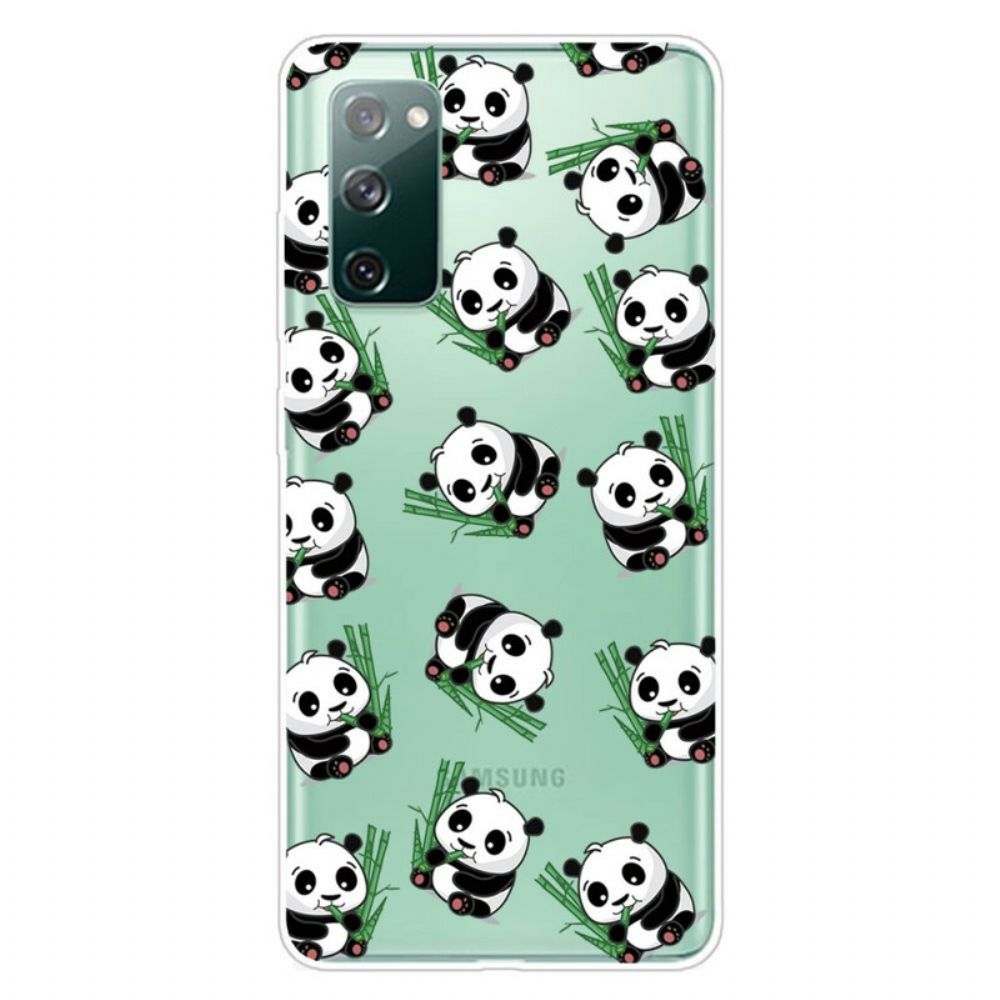 Handyhülle Für Samsung Galaxy S20 FE Kleine Pandas