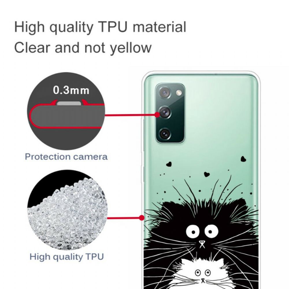 Handyhülle Für Samsung Galaxy S20 FE Sieh Dir Die Katzen An