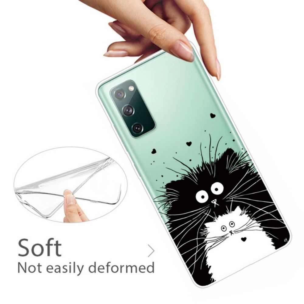 Handyhülle Für Samsung Galaxy S20 FE Sieh Dir Die Katzen An