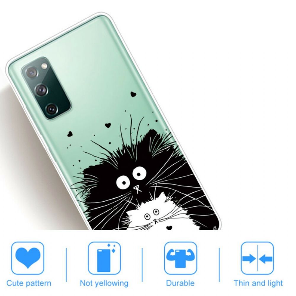 Handyhülle Für Samsung Galaxy S20 FE Sieh Dir Die Katzen An