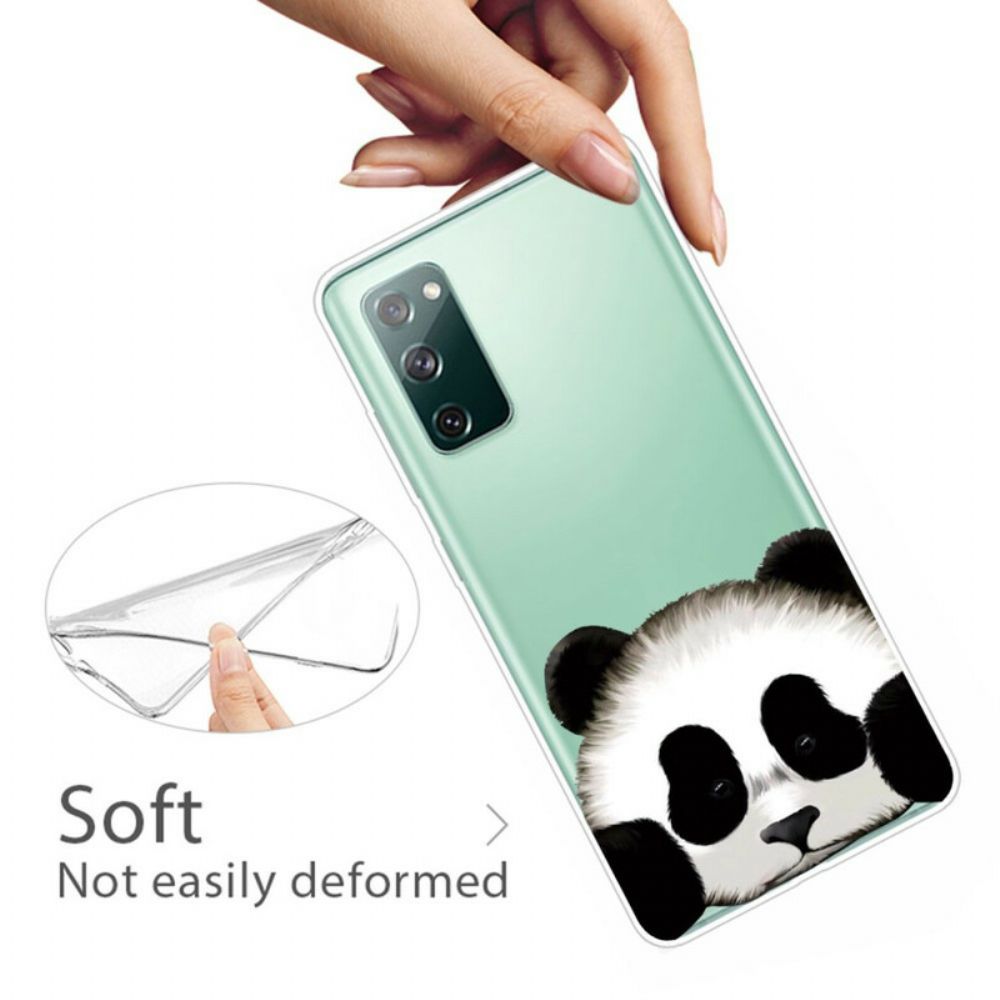 Handyhülle Für Samsung Galaxy S20 FE Transparenter Panda