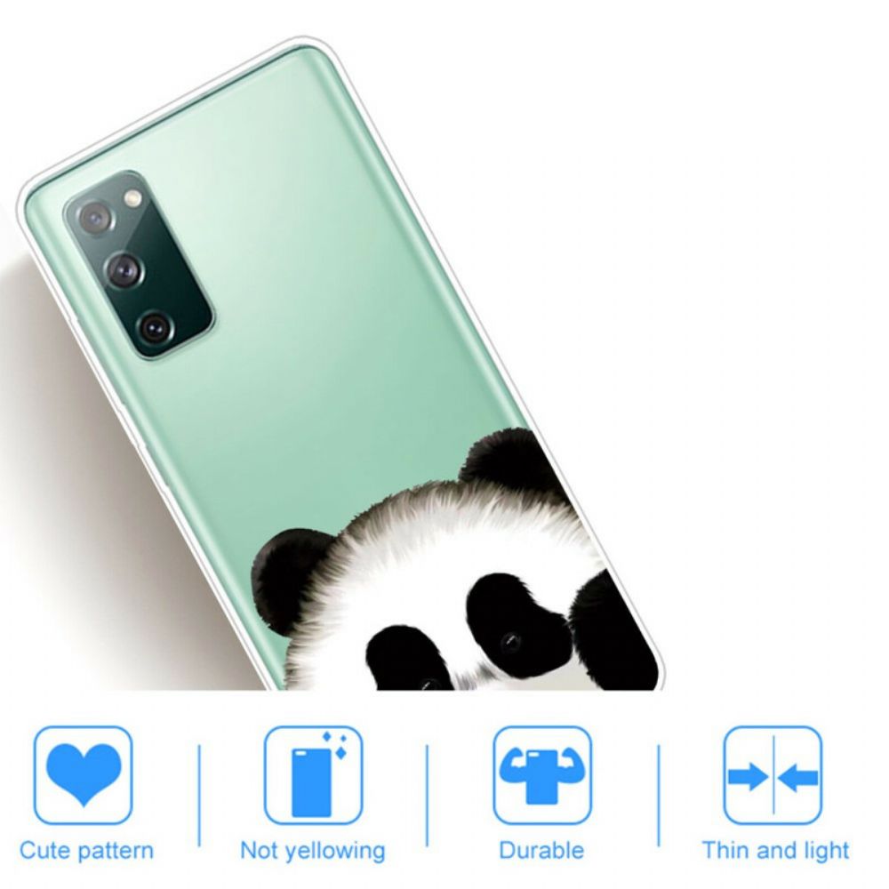 Handyhülle Für Samsung Galaxy S20 FE Transparenter Panda