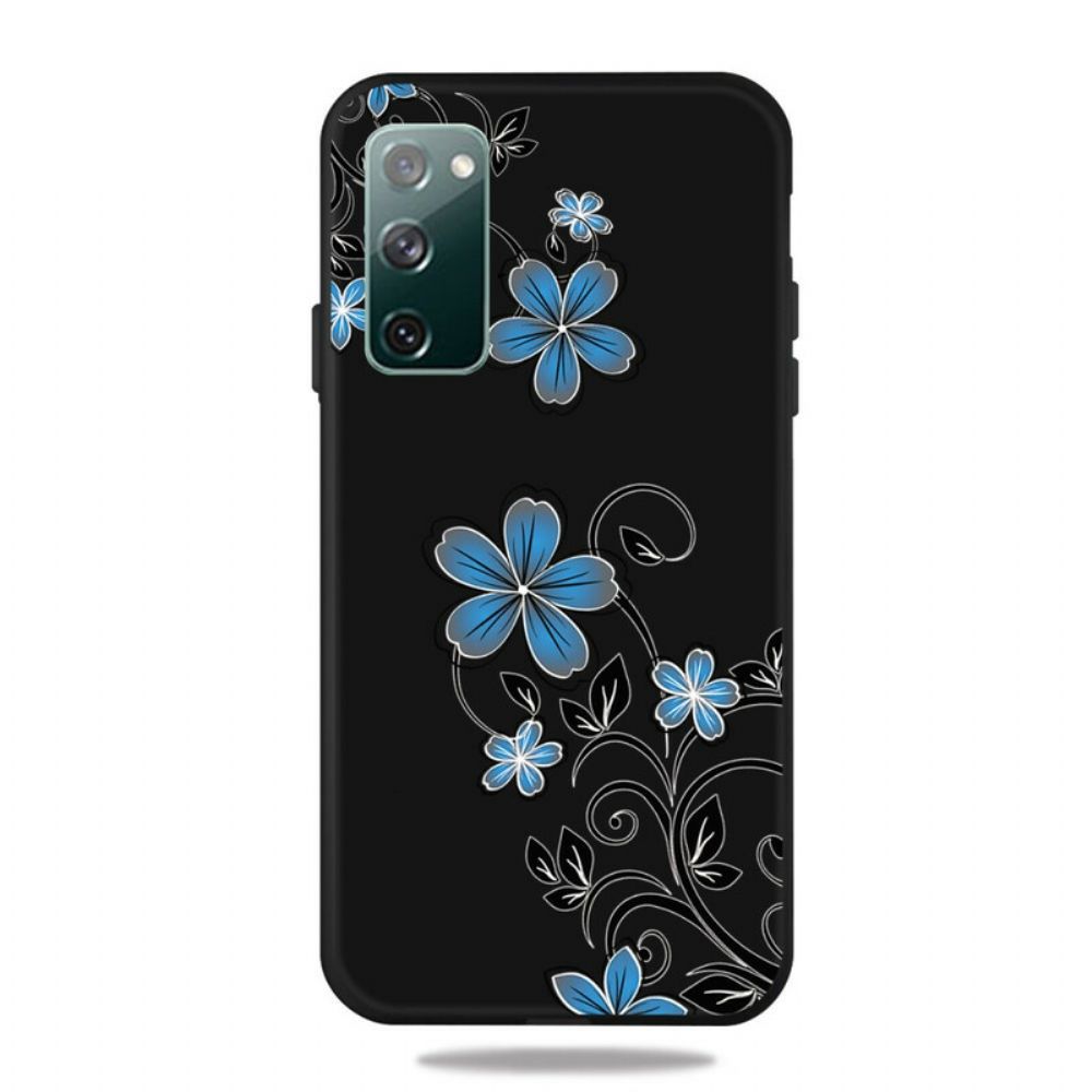 Hülle Für Samsung Galaxy S20 FE Blaue Blumen