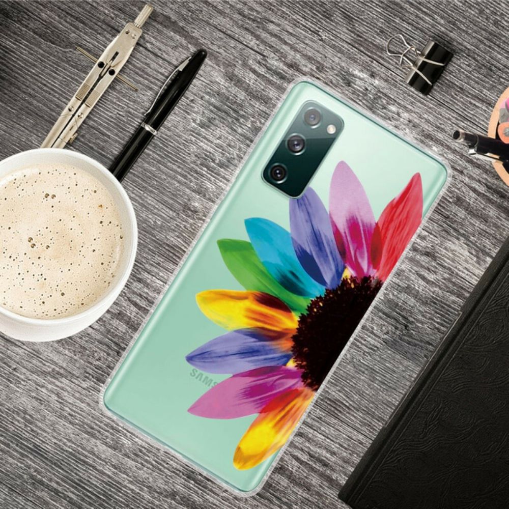 Hülle Für Samsung Galaxy S20 FE Bunte Blume