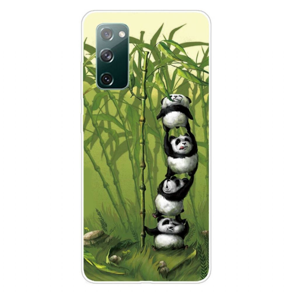 Hülle Für Samsung Galaxy S20 FE Haufen Pandas