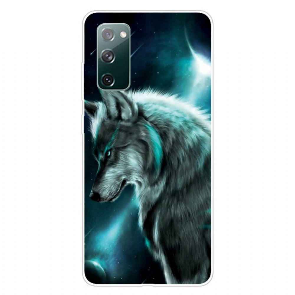 Hülle Für Samsung Galaxy S20 FE Königlicher Wolf