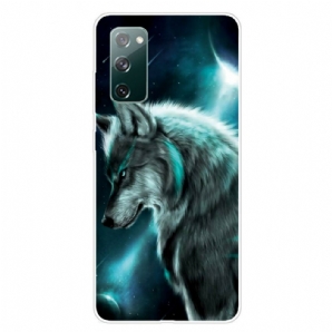 Hülle Für Samsung Galaxy S20 FE Königlicher Wolf