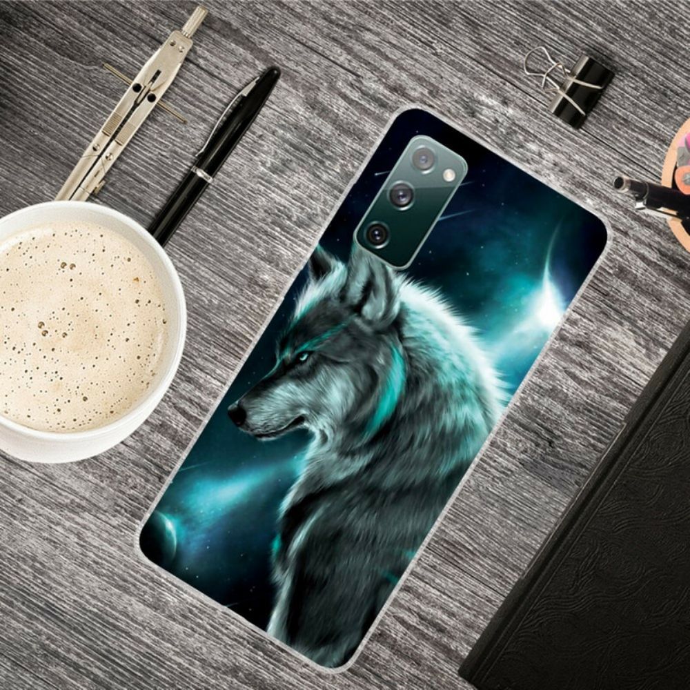 Hülle Für Samsung Galaxy S20 FE Königlicher Wolf