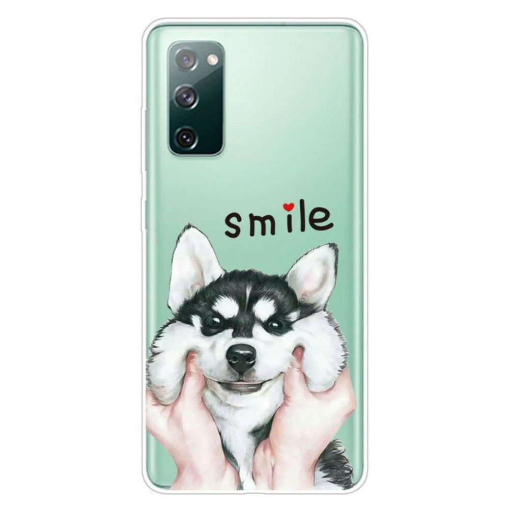 Hülle Für Samsung Galaxy S20 FE Lächle Hund