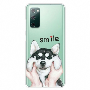 Hülle Für Samsung Galaxy S20 FE Lächle Hund