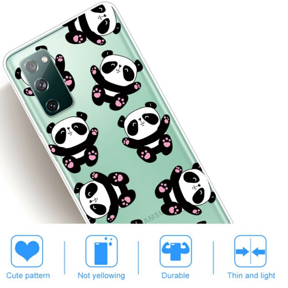 Hülle Für Samsung Galaxy S20 FE Top Pandas Spaß