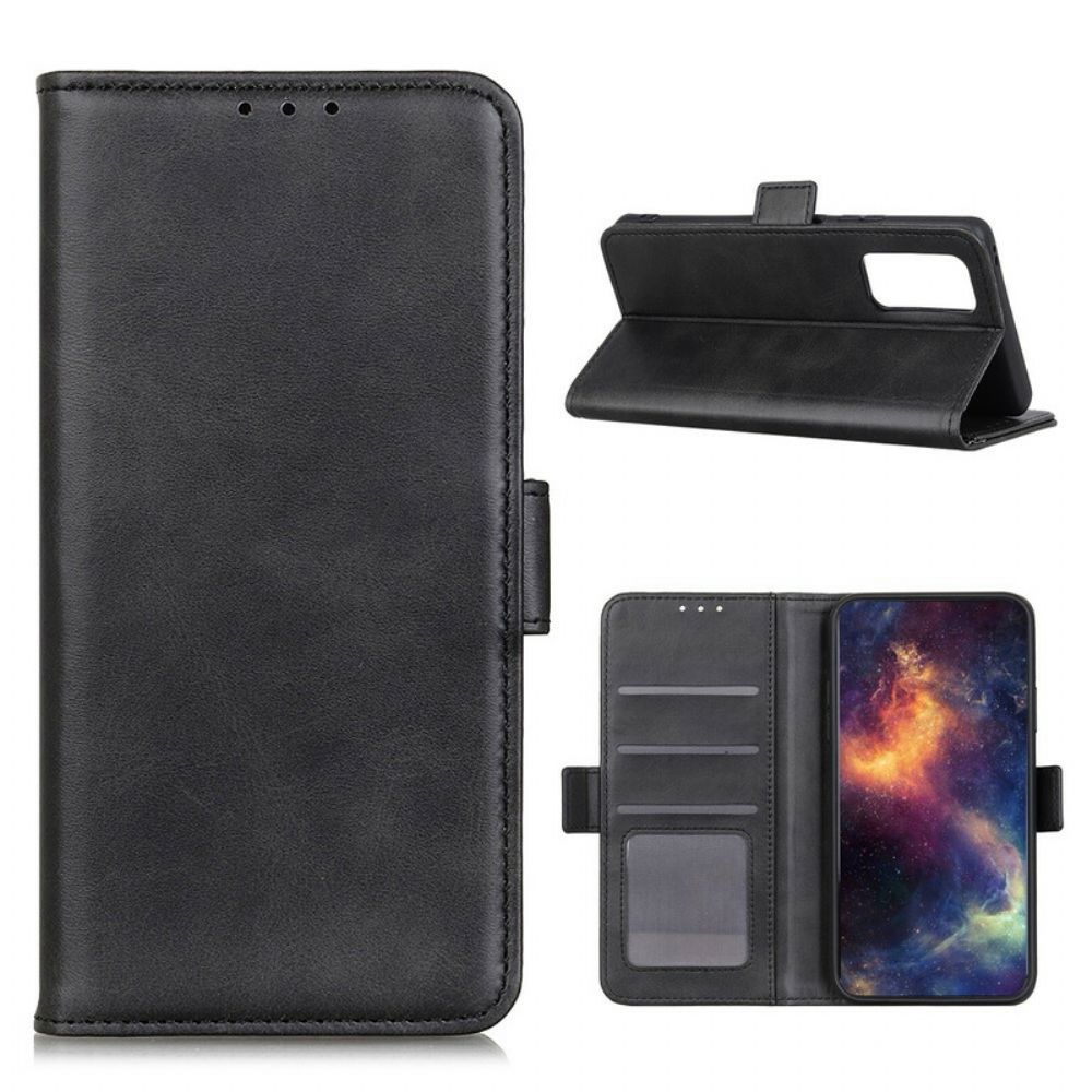 Lederhüllen Für Samsung Galaxy S20 FE Flip Case Doppelklappe